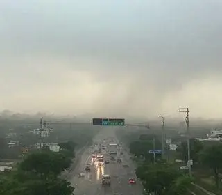 vento e chuva em Minas Gerais