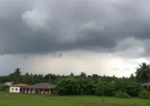 Tempestade localizada em Araguari