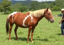 égua resgatada de fossa em Araguari