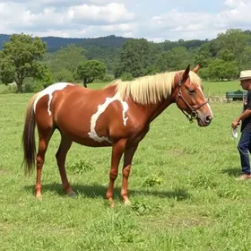 égua resgatada de fossa em Araguari