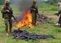 armas apreendidas Araguari