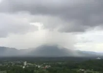 pancadas isoladas em Araguari