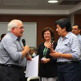 Gilmar Machado e Marília Campos