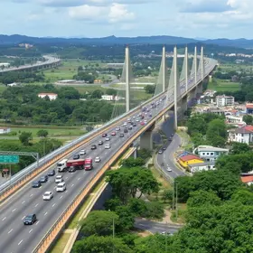 reforma da ponte entre Goiás e Minas