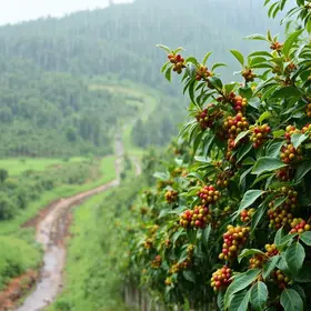 chuva colheita café Araguari