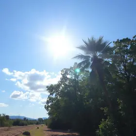 Araguari fim de semana sol calor intenso