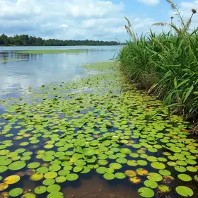 plantas aquáticas Rio Araguari